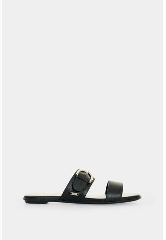 Sandalia Plana Para Mujer Ikal Sandalia Plana Para Mujer Ikal Negro 39 VÉLEZ Vélez