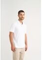 Polo Para Hombre Semi Fit Detalle Jacquard Polo Para Hombre Semi Fit Detalle Jacquard Blanco L VÉLEZ de Vélez