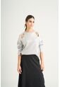 Sweater Star En Tejido Rectilíneo Para Mujer Efecto Metalizado Sweater Star En Tejido Rectilíneo Para Mujer Efecto Metalizado Gris XS VÉLEZ de Vélez