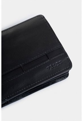 Billetera Paled De Cuero Para Hombre Casual Billetera Paled De Cuero Para Hombre Casual Negro VÉLEZ