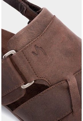 Sandalia Plana Dublin De Cuero Cruzada Cafe Sandalia Plana Dublin De Cuero Cruzada Cafe 41 Vélez