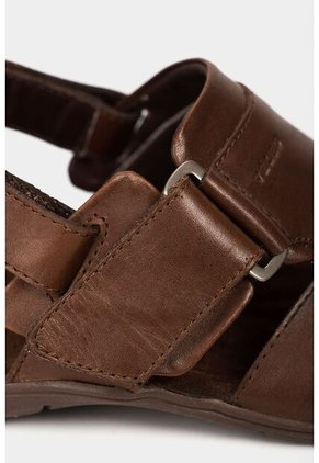 Sandalia Plana Dublin De Cuero Cruzada Cafe Sandalia Plana Dublin De Cuero Cruzada Cafe 41 Vélez