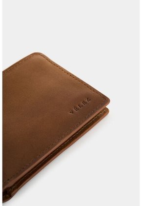 Billetera De Cuero Para Hombre Coral Billetera De Cuero Para Hombre Coral Miel VÉLEZ