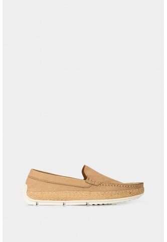 Mocasines Casuales De Cuero Para Hombre Inserto Yute Mocasines Casuales De Cuero Para Hombre Inserto Yute Arena 44 VÉLEZ Vélez