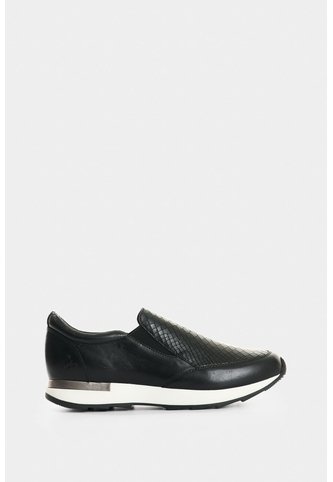 Mocasines De Cuero Grabado Para Mujer Zippa 2 Mocasines De Cuero Grabado Para Mujer Zippa 2 Negro 35 VÉLEZ Vélez