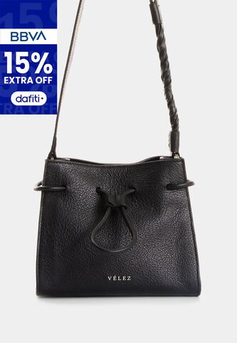 Bandolera Aromia En Cuero Para Mujer Bandolera Aromia En Cuero Para Mujer Negro VÉLEZ Vélez