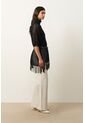 Poncho Lyra Tejido Para Mujer Flecos Poncho Lyra Tejido Para Mujer Flecos Negro Perlado XL VÉLEZ de Vélez
