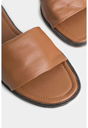 Sandalia Plana Caltha De Cuero Para Mujer Vira Millaré Sandalia Plana Caltha De Cuero Para Mujer Vira Millaré Miel 35 VÉLEZ