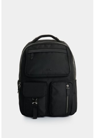 Tula Morral De Lona Y Cuero Para Hombre Nautical Tula Morral De Lona Y Cuero Para Hombre Nautical Negro VÉLEZ Vélez