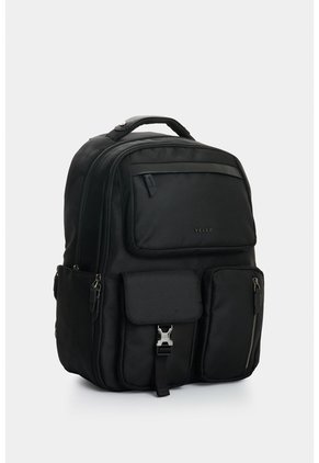 Tula Morral De Lona Y Cuero Para Hombre Nautical Tula Morral De Lona Y Cuero Para Hombre Nautical Negro VÉLEZ