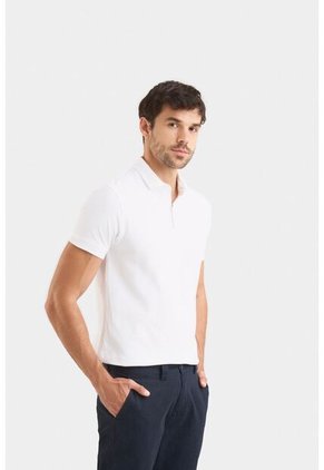 Polo Casual Algodón Pima Polo Casual Algodón Pima Blanco XS Vélez