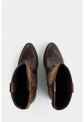 Botas Salvinia En Textil Y Cuero Para Mujer Acabado Vintage Botas Salvinia En Textil Y Cuero Para Mujer Acabado Vintage Cafe 39 Vélez