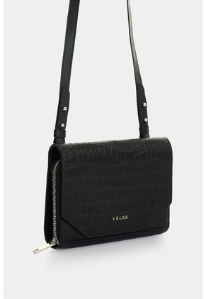 Manos Libres Mini En Cuero Para Mujer Abi Manos Libres Mini En Cuero Para Mujer Abi Negro VÉLEZ
