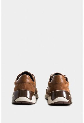 Tenis Bombay De Cuero Liso Y Gamuzado Para Hombre Vira En Talón Tenis Bombay De Cuero Liso Y Gamuzado Para Hombre Vira En Talón Miel 41 Vélez