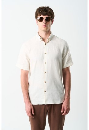 Camisa Manga Corta Semi Fitted Para Hombre Sevilla Camisa Manga Corta Semi Fitted Para Hombre Sevilla Arena XL VÉLEZ