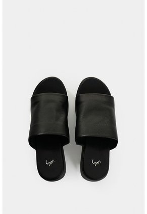 Sandalia Plataforma De Cuero Para Mujer Venus Sandalia Plataforma De Cuero Para Mujer Venus Negro 39 VÉLEZ