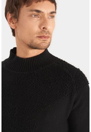 Sweater Dalí Sahara Tejido Para Hombre Silueta Semi Fitted Sweater Dalí Sahara Tejido Para Hombre Silueta Semi Fitted Negro S Vélez
