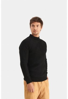 Sweater Dalí Sahara Tejido Para Hombre Silueta Semi Fitted Sweater Dalí Sahara Tejido Para Hombre Silueta Semi Fitted Negro S Vélez