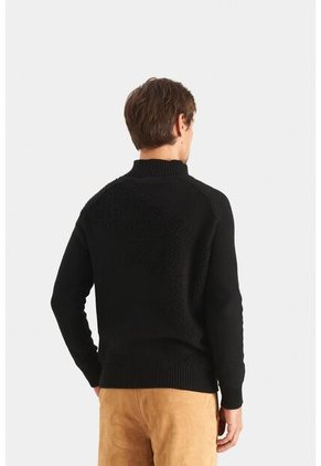 Sweater Dalí Sahara Tejido Para Hombre Silueta Semi Fitted Sweater Dalí Sahara Tejido Para Hombre Silueta Semi Fitted Negro S Vélez