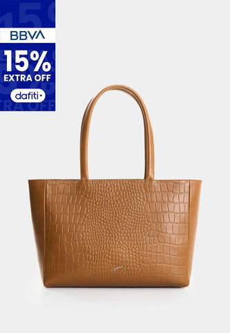 Shopping De Cuero Grabado Para Mujer Cala Shopping De Cuero Grabado Para Mujer Cala Miel VÉLEZ Vélez