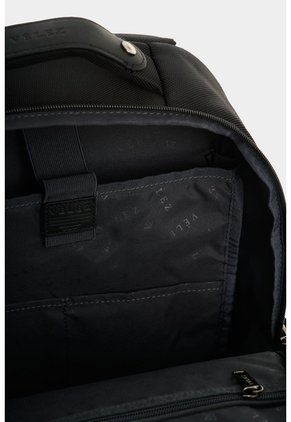 Tula Morral De Lona Y Cuero Para Hombre Nautical Tula Morral De Lona Y Cuero Para Hombre Nautical Negro VÉLEZ