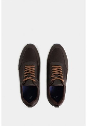 Tenis Engeil 2 De Cuero Y Malla Para Hombre Suela Bicolor Tenis Engeil 2 De Cuero Y Malla Para Hombre Suela Bicolor Cafe 46 Vélez