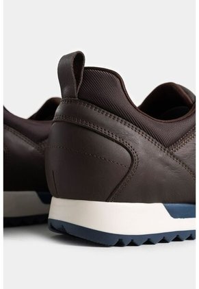 Tenis Engeil 2 De Cuero Y Malla Para Hombre Suela Bicolor Tenis Engeil 2 De Cuero Y Malla Para Hombre Suela Bicolor Cafe 46 Vélez