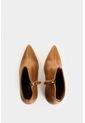 Botines Agata De Cuero Para Mujer Silueta Punta Botines Agata De Cuero Para Mujer Silueta Punta Miel 36 VÉLEZ de Vélez