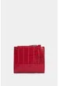 Billetera Golden De Cuero Para Mujer Grabado Billetera Golden De Cuero Para Mujer Grabado Rojo VÉLEZ de Vélez
