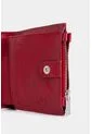 Billetera Golden De Cuero Para Mujer Grabado Billetera Golden De Cuero Para Mujer Grabado Rojo VÉLEZ de Vélez