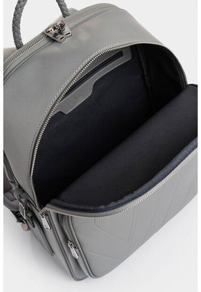 Tula Morral Legacy De Cuero Y Nylon Para Mujer Tag Para Viaje Tula Morral Legacy De Cuero Y Nylon Para Mujer Tag Para Viaje Gris VÉLEZ