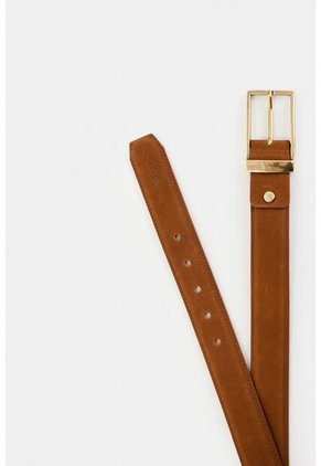 Cinturón Unifaz De Cuero Gamuzado Para Hombre Breeze Cinturón Unifaz De Cuero Gamuzado Para Hombre Breeze Miel 44 VÉLEZ