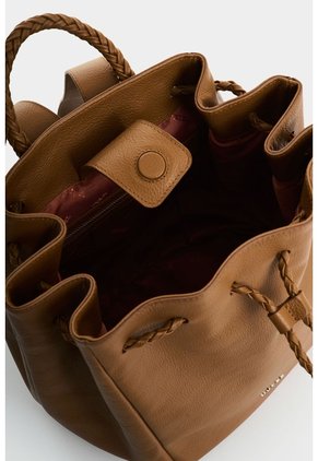 Morral En Cuero Para Mujer Bruma Morral En Cuero Para Mujer Bruma Miel VÉLEZ