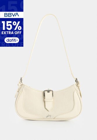 Bowling En Lona Y Cuero Para Mujer Nácar Bowling En Lona Y Cuero Para Mujer Nácar Blanco VÉLEZ Vélez