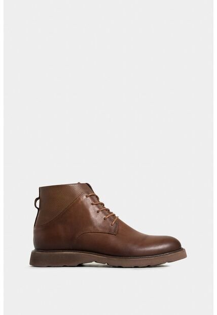 Botas Placa 2 De Cuero Para Hombre Suela Tractorada Botas Placa 2 De Cuero Para Hombre Suela Tractorada Miel 46 VÉLEZ