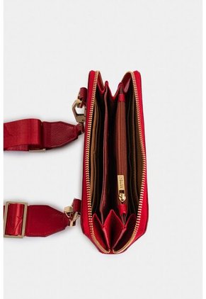 Porta Chequera De Cuero Para Mujer Vesubio Porta Chequera De Cuero Para Mujer Vesubio Rojo VÉLEZ