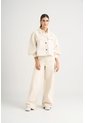 Chaqueta Aguamarina De Tela Para Mujer Bordados En Gamuza Chaqueta Aguamarina De Tela Para Mujer Bordados En Gamuza Blanco XL VÉLEZ de Vélez