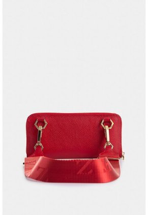 Porta Chequera De Cuero Para Mujer Vesubio Porta Chequera De Cuero Para Mujer Vesubio Rojo VÉLEZ