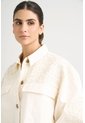 Chaqueta Aguamarina De Tela Para Mujer Bordados En Gamuza Chaqueta Aguamarina De Tela Para Mujer Bordados En Gamuza Blanco XL VÉLEZ de Vélez