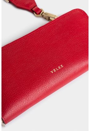 Porta Chequera De Cuero Para Mujer Vesubio Porta Chequera De Cuero Para Mujer Vesubio Rojo VÉLEZ