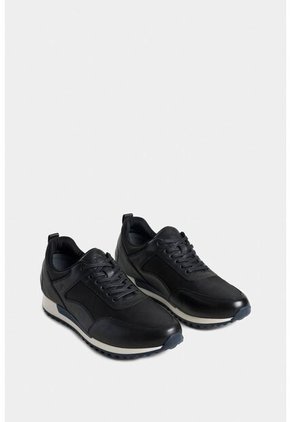 Tenis Engeil 2 De Cuero Y Malla Para Hombre Suela Bicolor Tenis Engeil 2 De Cuero Y Malla Para Hombre Suela Bicolor Negro 46 Vélez