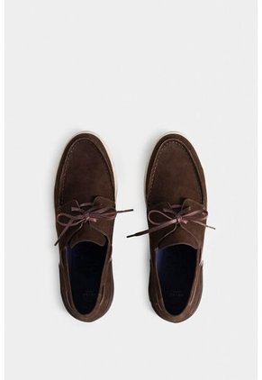 Mocasines Kansas De Cuero Para Hombre Efecto Escribiente Mocasines Kansas De Cuero Para Hombre Efecto Escribiente Cafe 42 Vélez