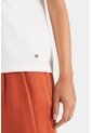 Camiseta Manga Corta Para Mujer Bolsillo Cuero Camiseta Manga Corta Para Mujer Bolsillo Cuero Blanco XL VÉLEZ de Vélez
