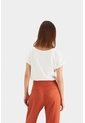 Camiseta Manga Corta Para Mujer Bolsillo Cuero Camiseta Manga Corta Para Mujer Bolsillo Cuero Blanco XL VÉLEZ de Vélez