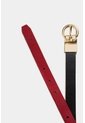 Cinturón Doble Faz Rea 2.0 De Cuero Liso Para Mujer Puntera Hexagonal Cinturón Doble Faz Rea 2.0 De Cuero Liso Para Mujer Puntera Hexagonal Negro M VÉLEZ de Vélez