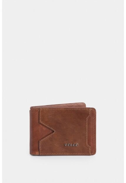 Porta Billetes Lunar 2.0 De Cuero Para Hombre Casual Porta Billetes Lunar 2.0 De Cuero Para Hombre Casual Miel VÉLEZ