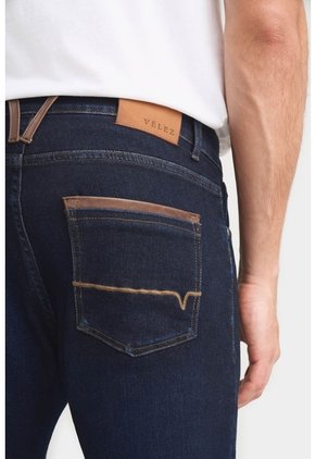 Jean Hori Blue Denim Para Hombre Pasadores En Cuero Jean Hori Blue Denim Para Hombre Pasadores En Cuero Azul 34 VÉLEZ