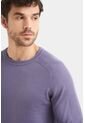 Sweater Tejido En Algodón Para Hombre Manga Ranglan Sweater Tejido En Algodón Para Hombre Manga Ranglan Lila XXL Vélez de Vélez