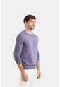 Sweater Tejido En Algodón Para Hombre Manga Ranglan Sweater Tejido En Algodón Para Hombre Manga Ranglan Lila XXL Vélez de Vélez