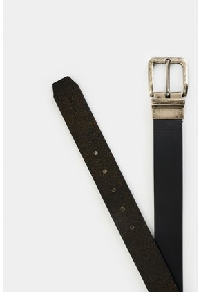 Cinturón Doble Faz De Cuero Para Hombre Efos Cinturón Doble Faz De Cuero Para Hombre Efos Azul Oscuro 40 VÉLEZ